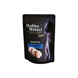 Dolina Noteci Premium Nasses Katzenfutter für Junior - Kabeljau Gericht 85g