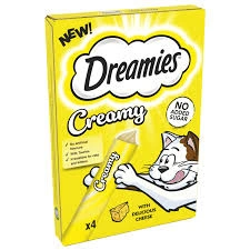 DREAMIES Creamy Käse 4x10g
