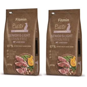 FITMIN Purity Senior Grainfree Light Lamb 2x12kg