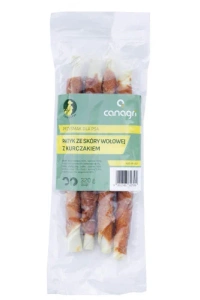 CAN AGRI - Hundeleckerli, Rinderhaut-Stick mit Huhn, 28cm, 320g