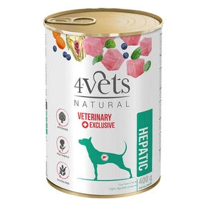 4 Vets für Hunde Hepatic 400g