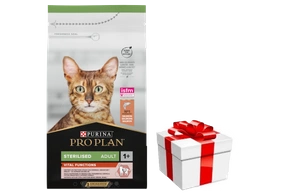 PURINA Pro Plan Sterilised Adult Rich In Salmon 1,5kg + Überraschung für die Katze