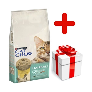 PURINA Cat Chow Special Care Hairball Control 15kg + Überraschung für die Katze