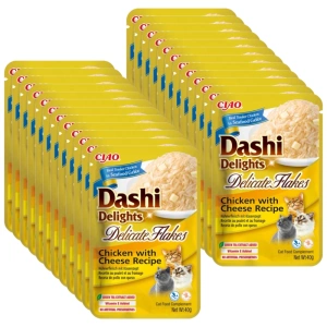 INABA Dashi Delights Delicate Flakes Chicken with Cheese Recipe 24x40g