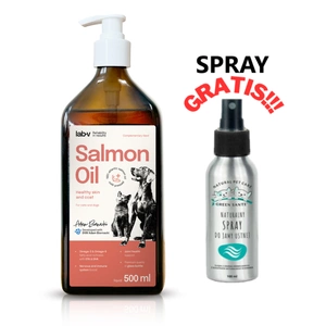 Lab-v Lachsöl – 100 % Lachsöl für Hunde und Katzen 500 ml