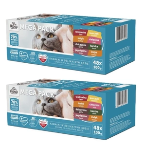 Frendi Sachets für Katzen Fleischgeschmack in Sauce 96x100g