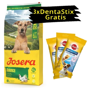 JOSERA Balance 12,5kg + 3x PEDIGREE DentaStix GRATIS!