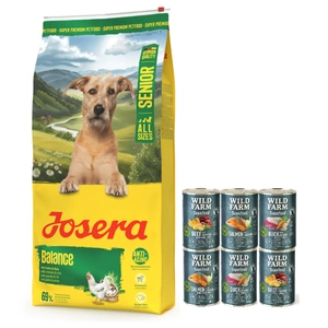 JOSERA Balance 12,5kg + Wild Farm Superfood MIX 6x400g