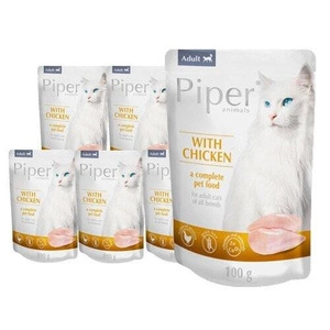 DOLINA NOTECI Piper für Katzen mit Huhn Beutel 10x100g