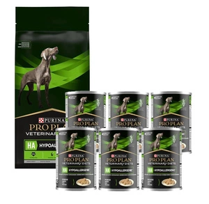 PURINA Veterinary PVD HA Hypoallergenic Dog 11kg + 6x400g
