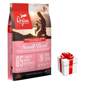 ORIJEN  SMALL BREED DOG 4,5 KG + Überraschung für den Hund