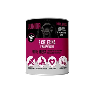 Mr.BIG Junior Stücke in Sauce mit Kalbfleisch 400g für Hunde