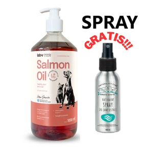 Lab-v Lachsöl – 100 % Lachsöl für Hunde und Katzen 1000 ml