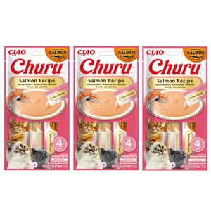 INABA CAT CHURU Lachs-Rezept 12x14g