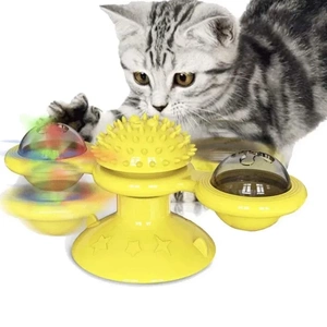 Interaktives rotierendes Katzenspielzeug mit Katzenminze