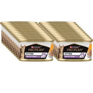 PRO PLAN Kitten Mousse mit Huhn Nassfutter für Kätzchen 24x85g
