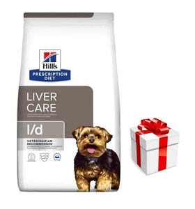 HILL'S PD Prescription Diet Canine L/d Liver Care 4kg + Überraschung für den Hund