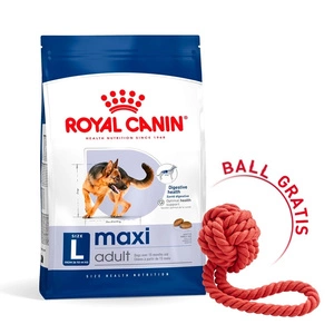 ROYAL CANIN Maxi Adult 4kg für große Rassen + Ball für Hunde GRATIS!