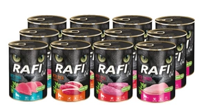 DOLINA NOTECI RAFI Katze Adult Gemischte Geschmacksrichtungen 12x400g