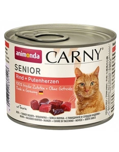 Animonda Cat Carny Senior Rind und Pu­ten­her­zen 200g