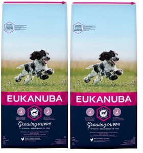 EUKANUBA Growing Puppy Medium Breed 2x15kg