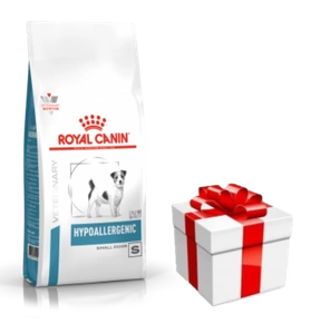 ROYAL CANIN Hypoallergenic Small Dog HSD24 1kg  + Überraschung für den Hund