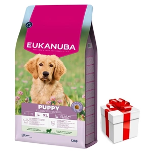 EUKANUBA Puppy&Junior Lamm&Reis Große Rassen 12kg + Überraschung für den Hund