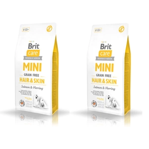 BRIT CARE Mini Grain-Free Hair&Skin 2x7kg