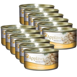 Applaws Katzen-Hühnerbrust 12x70g CUP