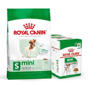 ROYAL CANIN Mini Adult 8kg + ROYAL CANIN Mini Adult 12x85g