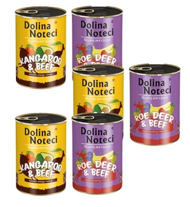DOLINA NOTECI PREMIUM SUPERFOOD Känguru und Rindfleisch Geschmacksmischung 12x400g