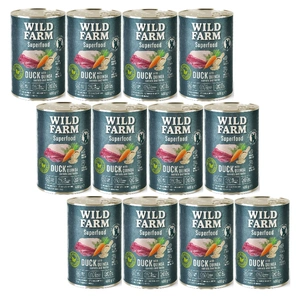 Wild Farm Superfood Duck 12x400g getreidefreies Hundefutter