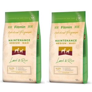FITMIN Medium Maxi Maintenance Lamb&Rice 2x12kg