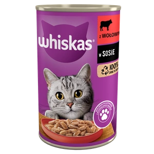 Whiskas Adult mit Rindfleisch in Katzensauce 400g