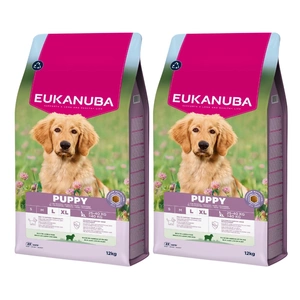 EUKANUBA Puppy&Junior Lamm&Reis Große Rassen 2x12kg