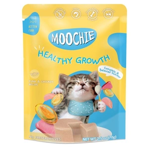 MOOCHIE KITTEN Healthy Growth Thunfisch & Huhn 70g Gesundes Wachstum