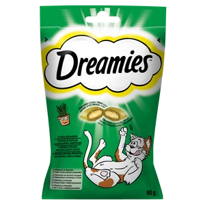 DREAMIES 60g – Leckerbissen für Katzen mit Katzenminze