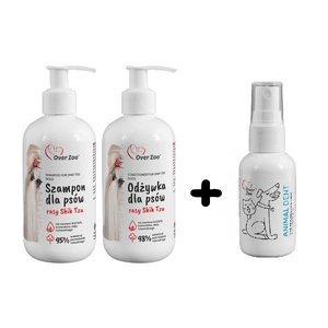 Over Zoo Shampoo und Conditioner für Shih Tzu 2x240 ml + OVER ZOO Animal Dent 50ml GRATIS!