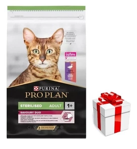 PURINA Pro Plan Katze Sterilisiert Ente & Leber 10kg + Überraschung für die Katze