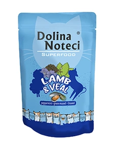 DOLINA NOTECI Superfood - Kalbfleisch und Lamm - Beutel 85g