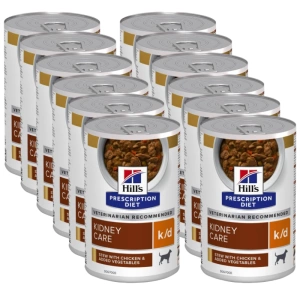 HILL'S PD Prescription Diet Canine k/d Huhn (Eintopf) 12x354g-Dose