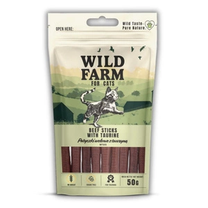 WILD FARM Rindfleischpastetchen mit Taurin 50g Katzenleckerli