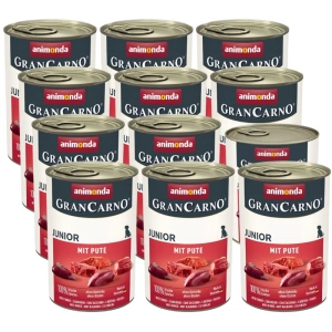 ANIMONDA GranCarno Junior Geschmack: Pute 12x400g