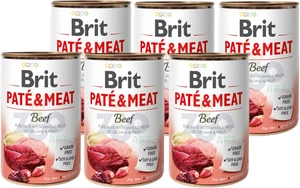 BRIT PATE & MEAT BEEF 6 x 400g