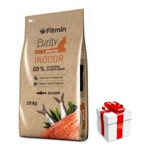 Fitmin Cat Purity Indoor 10kg + Überraschung für die Katze
