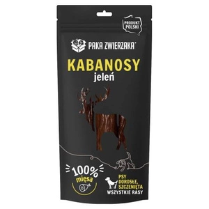 PAKA ZWIERZAKA- Hirsch Kabanosy 3 Stück (80g)