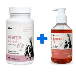 Allerga Control – Unterstützung bei Allergiesymptomen 45 Kapseln + LAB V Lachsöl 250ml
