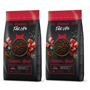FITMIN Cat For Life Castrate  Beef 2x8kg