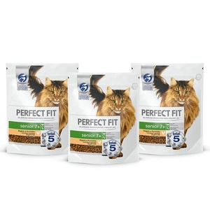 PERFECT FIT (Senior 7+) Reich an Hühnchen - Trockenfutter für ältere Katzen 3x750g