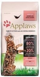 Applaws trockenes Katzenfutter 2kg - mit Huhn und Lachs + Überraschung für die Katze